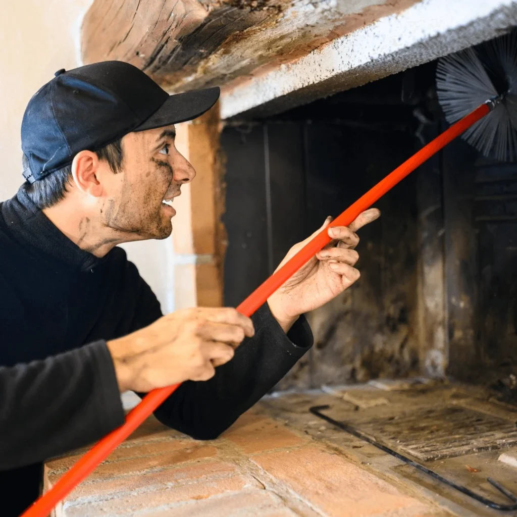 chimney inspection by clean sweeps