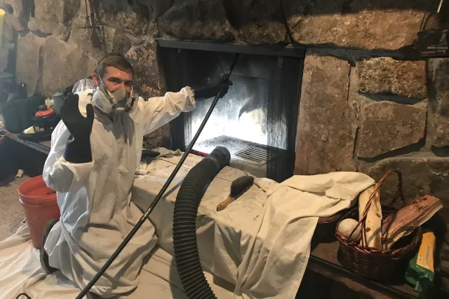 cleansweep Eric on work